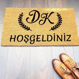 Harfli Hoşgeldiniz Kapı Önü Paspası