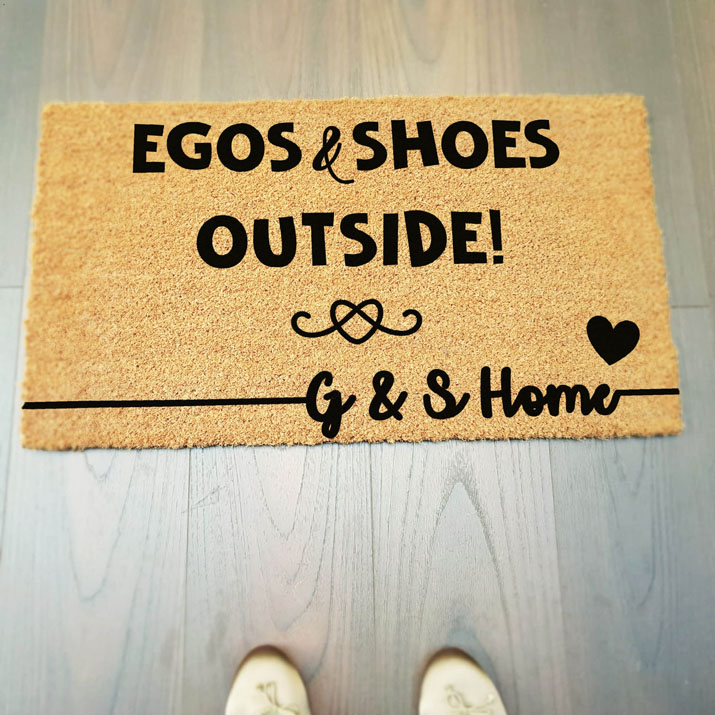 Egos & Shoes Outside Kapı Önü Paspası